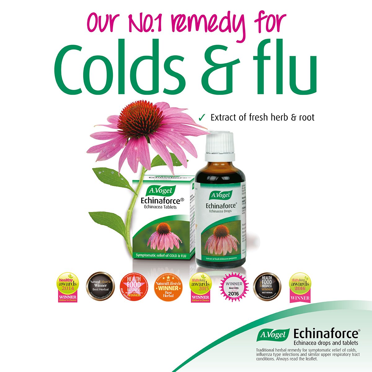 Colds are the most common reason for sickness and absence from work - accounting for a whopping 27 million days off work in a year in the UK. 😱
Help support your immune system and pick Echinaforce up at health food stores and pharmacies nationwide. ow.ly/j0Qs30ie9th