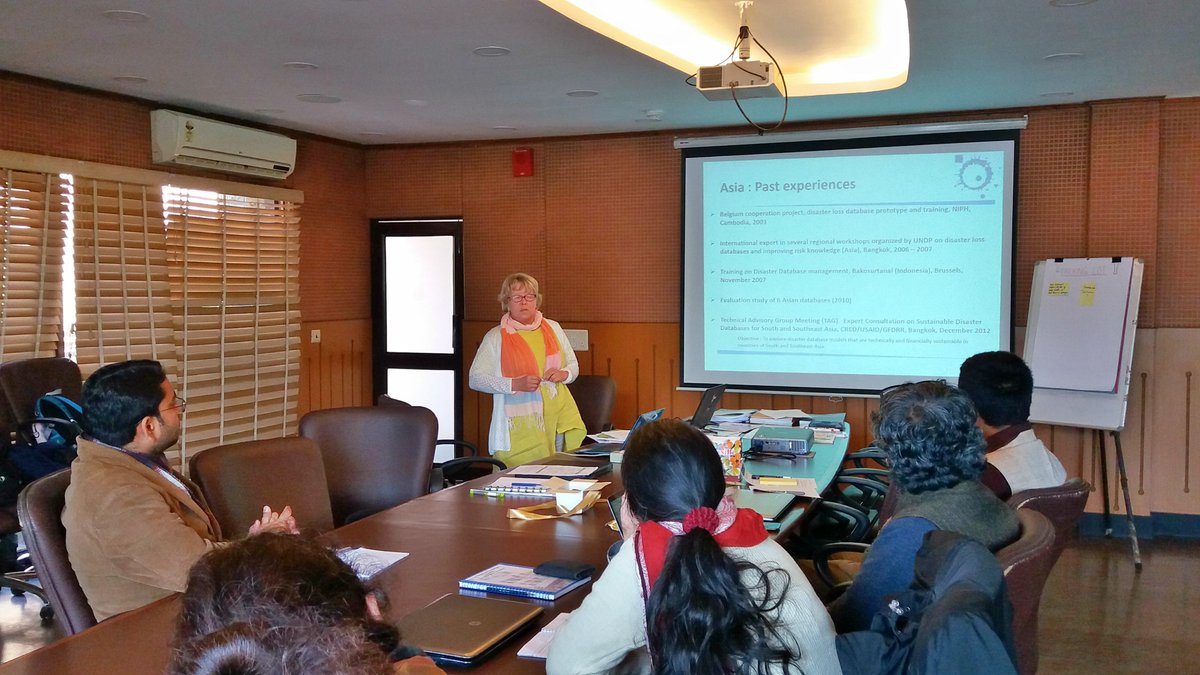 CREDUCL's tweet photo. The EM-DAT team is providing a training workshop for @SeedsIndia, in the context of #DEPPLabBD: How to develop a database for disaster loss data at the regional level: working towards improvements in coping mechanisms and innovations. https://t.co/COtRkSOK57