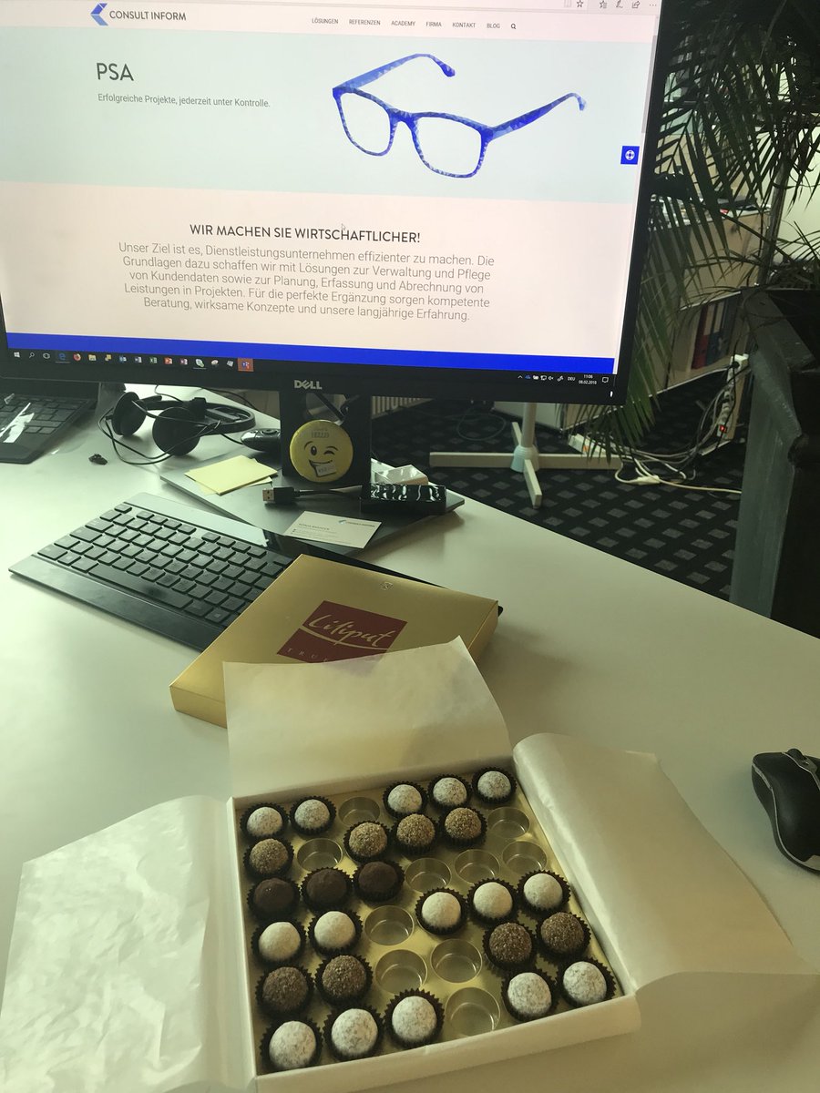 Consultinform's tweet image. Update: 

Testphase 2: 
Das Consultinform-Team im Büro hat getestet... bzw. wir sind mittendrin :) 

... und auch unser @rogerwalterch - der beim Kunden vor Ort ist - wird vom Test nicht verschont und erhält einen separaten Test Case 😉

#Projectcontrolling #Sprüngli #Zürich