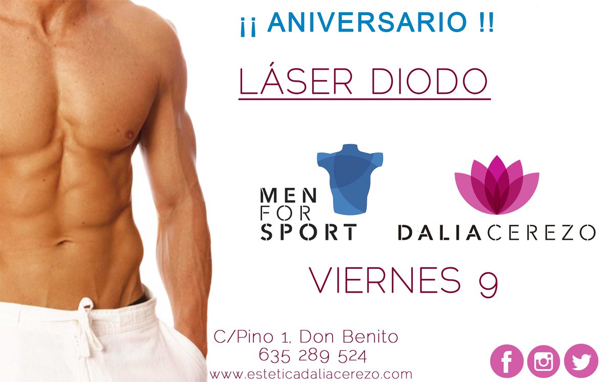 CEdaliacerezo's tweet photo. MAÑANA PROMOCIÓN LÁSER DIODO‼
El 9 de FEBRERO ofertas en depilación desde 90€. Reserva ya tu cita y disfruta de esta espectacular oferta ☎ 635 28 95 24
OFERTAS ➡https://t.co/Bh8LiSQUhk
#DonBenito #Badajoz #Villanueva #VillanuevaDeLaSerena #Badajoz #Belleza #Estetica https://t.co/HoLV95Fo5D