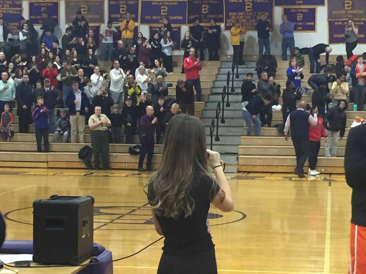 KTrentowski's tweet photo. Great job by OBHS junior Kayla McKenna singing the National Anthem before OB's big win Tuesday night.  Tonight she'll sing again!
Senior Night starts at 6:45 tonight! @OBENSchools @MrElsesser @SharonLasherOB @LauraSSeinfeld @mulhall_l @obphyed @ThinkWink_PhyEd @CoachBrush https://t.co/9N42WOoFr5