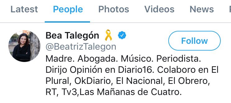 martapeese's tweet photo. @BeatrizTalegon @TwitterEspana Cierto! Yo también te seguía y de repente... https://t.co/7ouudqBAZl