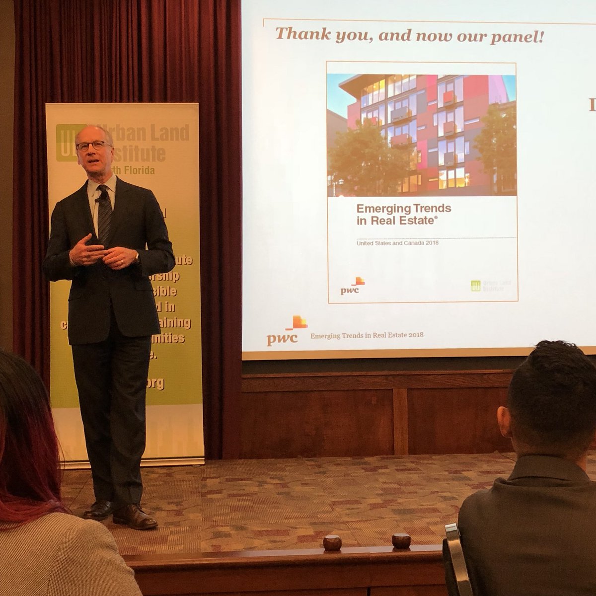 STRUCTURE_CRE's tweet photo. Great to hear @DrJerryParrish with Florida Chamber Foundation & @plphillips with @UrbanLandInst @ @ULINorthFlorida 2018 Trends in Real Estate luncheon. #Tallahassee #CRE #RealEstate #trends #StructureCRE https://t.co/SunZEhF7ux