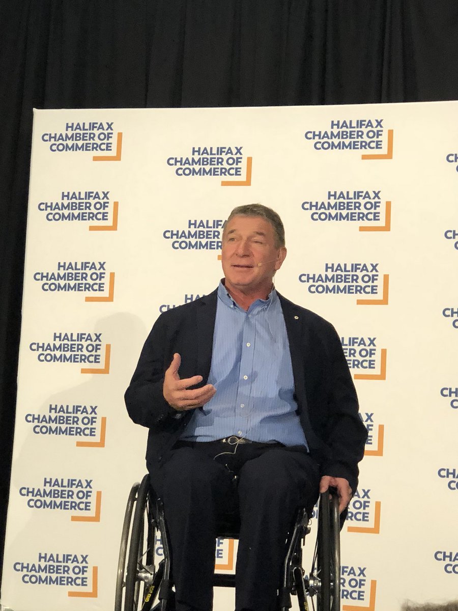 halifaxchamber's tweet photo. The Man in Motion tour brought hope & possibilities to people around the world #HCCAccess https://t.co/SFGZwMF8tJ