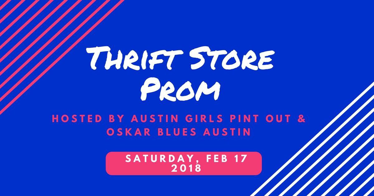 Thrift Store #Prom is one week from Saturday! Join us at @OskarBluesATX for throwback jams, poor fashion choices &amp; great #craftbeer. Tix &amp; info: Facebook.com/AustinGPO (Coed &amp; #LGBT friendly, 21+) #atx #craftbeer #party #throwback #80s #90s