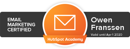 mediariseme's tweet photo. I just got my Email Marketing Certification from @HubSpotAcademy #digitalmarketer #socialmediamarketing #SME #lovekillarney https://t.co/bM7IJCx6qg
