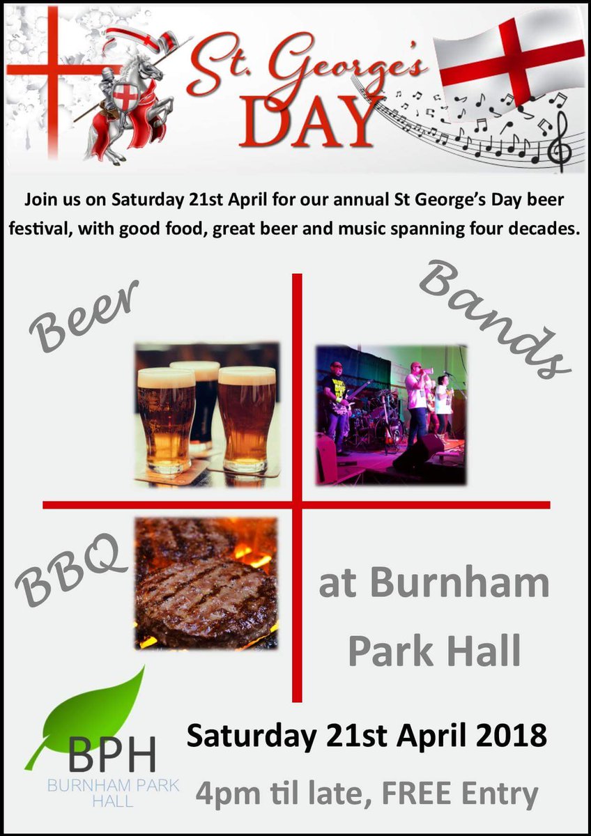 #StGeorgesDay party and beer fest!
