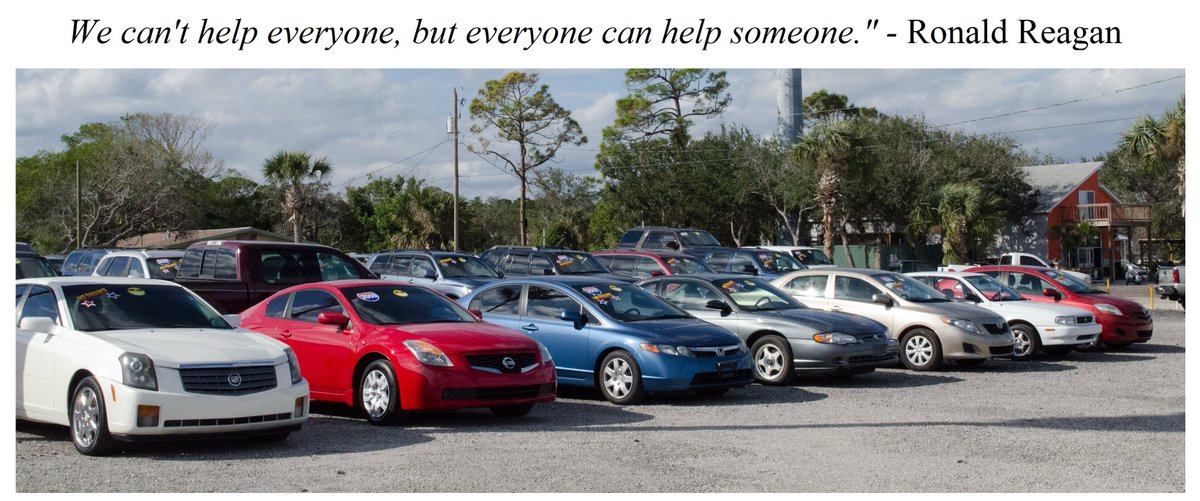 DS_Auto_Sales's tweet photo. Our mission is to help as many people as possible. We want to assist you in finding the perfect car to meet your needs.
Call us to get started: 321-752-7655
#ThursdayThoughts #HelpingOthers #CarShopping https://t.co/M7vYZjp8pL