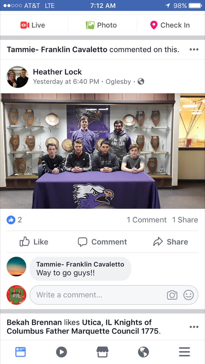 Congrats to Mike Lock and Gage Andreoni for signing their letter of intent to play Soccer at IVCC.  Good luck in your future program!