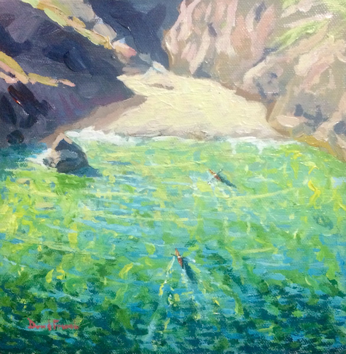 DavidFrenchartC's tweet photo. Want to escape to a secluded cove...it’ll have to wait til after the exhibition!? 24th Feb CryptGallery St Ives #pullingmyhairout #whatdoyouexpect #thingsrunningsmoothly not https://t.co/HbqR3b0gTV
