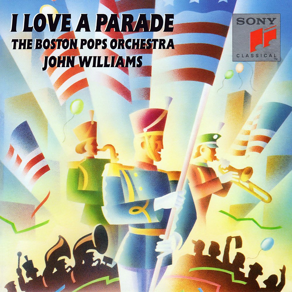 John Williams is 86 today! I ve been playing I LOVE A PARADE in his honour all day. Happy birthday!  