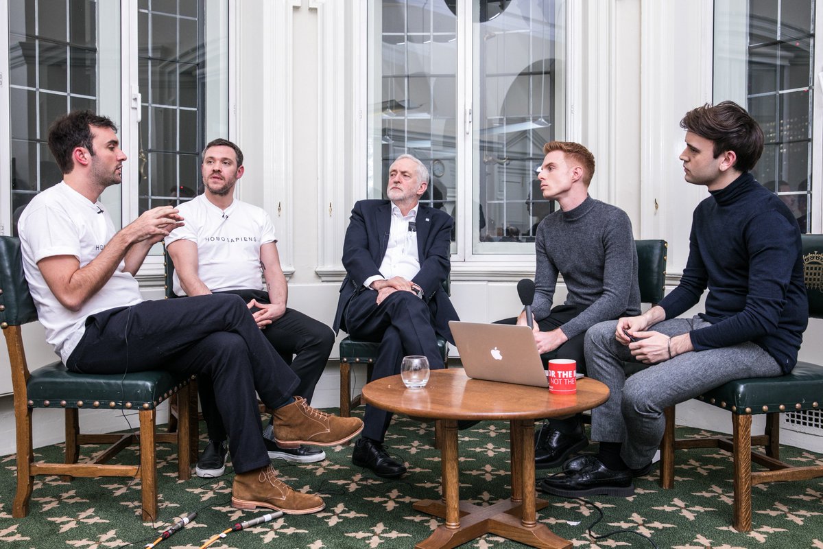 Coming soon: To mark #LGBTHistoryMonth, <a href="/UKLabour/">The Labour Party</a>’s @JeremyCorbyn MP and Homo Sapiens' <a href="/WillYoung/">Will Young</a> and @mrchrissweeney join @GayTimesMag for an exclusive interview.

Image: Darren Bell / Gay Times