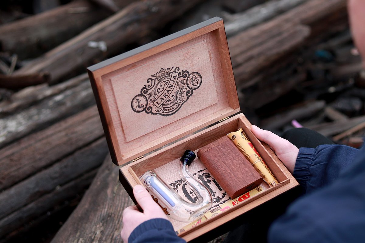 Need a place for your stash? We offer refurbished cigar boxes to keep everything fresh and organized