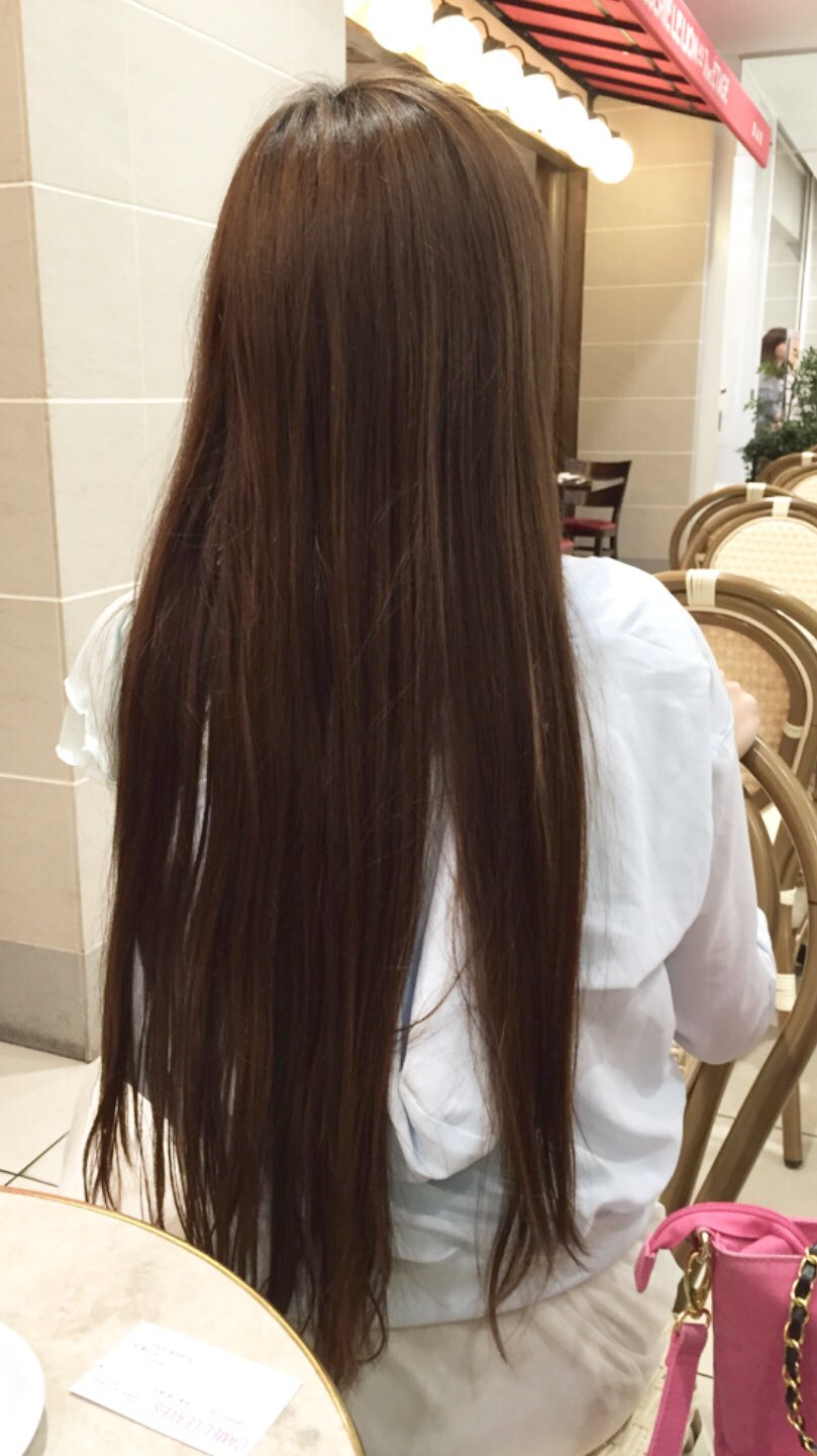 Japan Women S Beauty Hair Association 先日打ち合わせをしたモデルさんの後ろ姿です スーパーロングヘアです T Co Wtjq8nersr Twitter