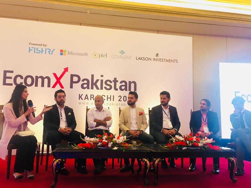 bramerz's tweet photo. Panel discussion #happeningnow @ #EcomX #Pakistan 2018 on #ecommerce brands, media, payments and policies https://t.co/4VWmf57C5m