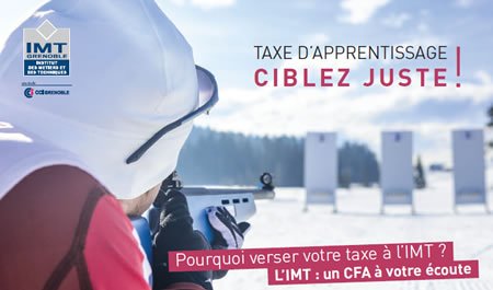 Pourquoi verser votre taxe à l’<a href="/IMTGrenoble/">IMT Grenoble</a> ? Taxe d'apprentissage : ciblez juste ! imt-grenoble.fr/pourquoi-verse…