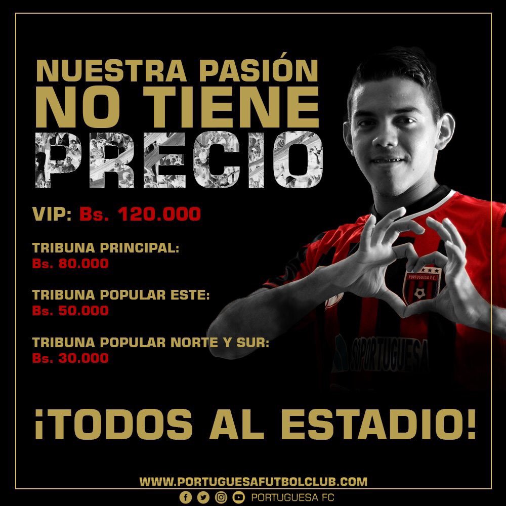 Fanatica995fm's tweet photo. #EnVivo en la veta de entradas para el partido "@Portuguesa_FC - @MinerosGuayana 🔥¡Sintoniza!

👉🏼Av. Libertador, entre calles 38 y 39 - Edificio Prodesa, Acarigua - 
🕞 De 9:00am a 5:00pm
¡Con punto de venta!

#PORxMDG
#LigaFutVE
🔴⚫️ https://t.co/pU08FCYplu