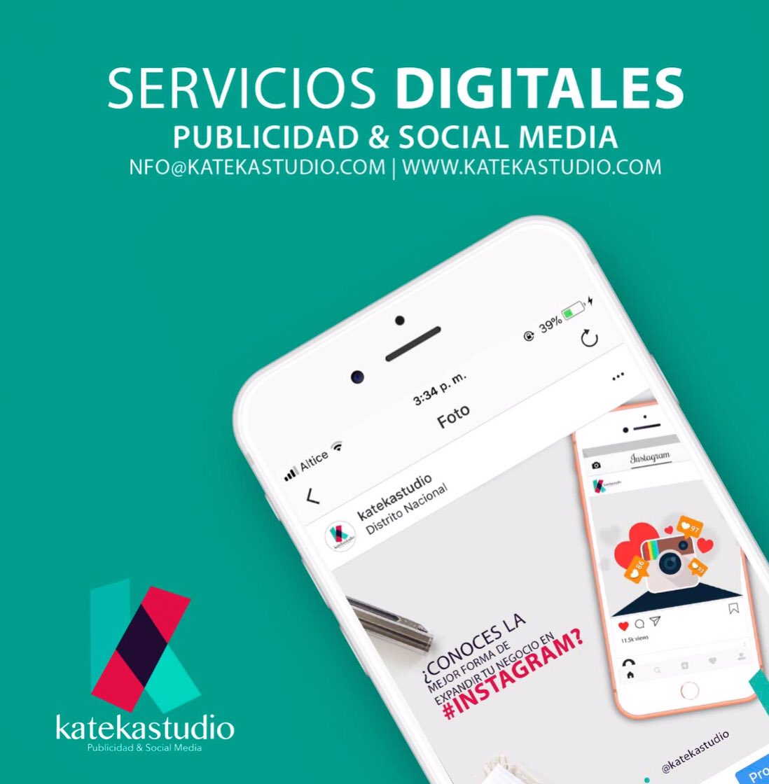 KatekaStudio's tweet image. Atrae clientes y vende más! #marketingdigital #communitymanager