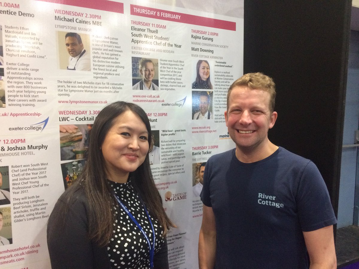 Looking forward to talking about #sustainable #seafood at @Tasteofthewest chef demo stage with <a href="/rivercottage/">River Cottage</a> <a href="/matthewdowning7/">Matthew Downing</a> who'll be cooking a delicious #hake #sardine #mussel dish <a href="/mcsuk/">Marine Conservation Society</a> @axcanteen