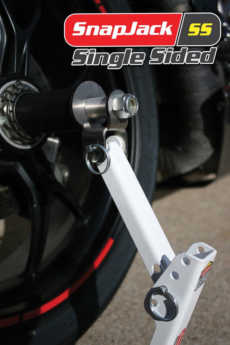 LDMotorcycles's tweet image. Coming soon... All new Tirox SnapJack Paddock stand designed specifically for single swingarm bikes
Who could do with one of these?