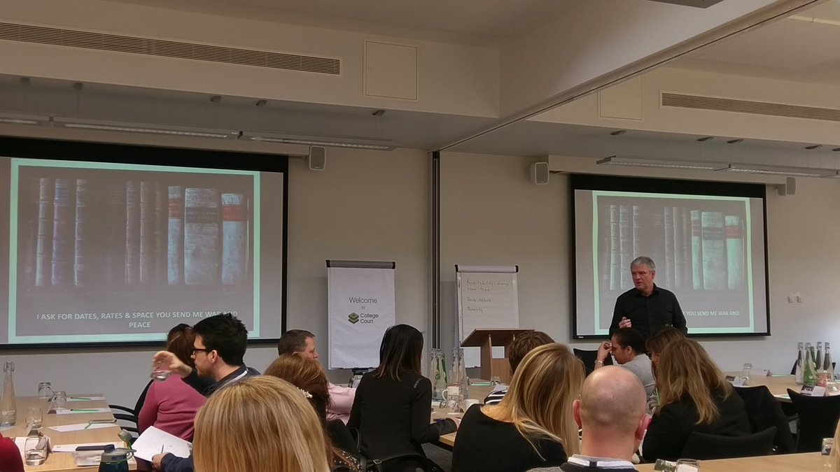 Abi_Cannons's tweet photo. .@Padraicino sharing the biggest bugbears of #eventprofs when choosing a venue (and nailing it, as always) #VMCONF18 @academicvenues https://t.co/uQLzEdzG71