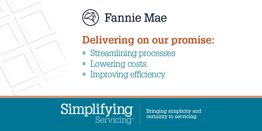 FannieMae's tweet photo. See how our focus on the future is #SimplifyingServicing for you today. #MBAServicing18 https://t.co/s0E4uqJMWS https://t.co/tvkUv65Axb