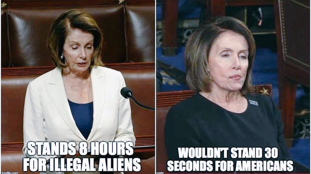 NavyFlyBoyUSA's tweet photo. Pelosi is taking DimLibs over the cliff. She is a clueless, babbling moron who learned nothing in 2016. She is one of our best assets going into November. #tcot #RedNationRising #maga https://t.co/EPgK10cABN