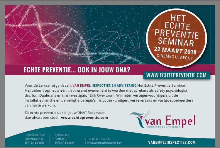 Leden van ikeur krijgen mooie korting op stoeltje <a href="/Echtepreventie/">Echtepreventie ook in jouw DNA?</a> seminar 2018. Kijk op ikeur.nl #inkoopvoordeel of ga naar echtepreventie.com