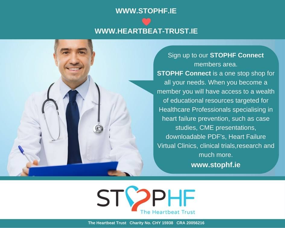 HeartBeatTrust_'s tweet photo. Sign up to our STOPHF-Connect members area. STOPHF-Connect is a one stop shop for all your needs. ❤ https://t.co/leiVAZO7Xr ❤ #STOPHF #heartfailure #PredictProtectPrevent #GPS #medicine #research @HSELive @HSE_HR @HRB_CRCI @hrbireland @eHealthIreland @JAMACardio @DLR_Libraries https://t.co/o9sxOVHj6N