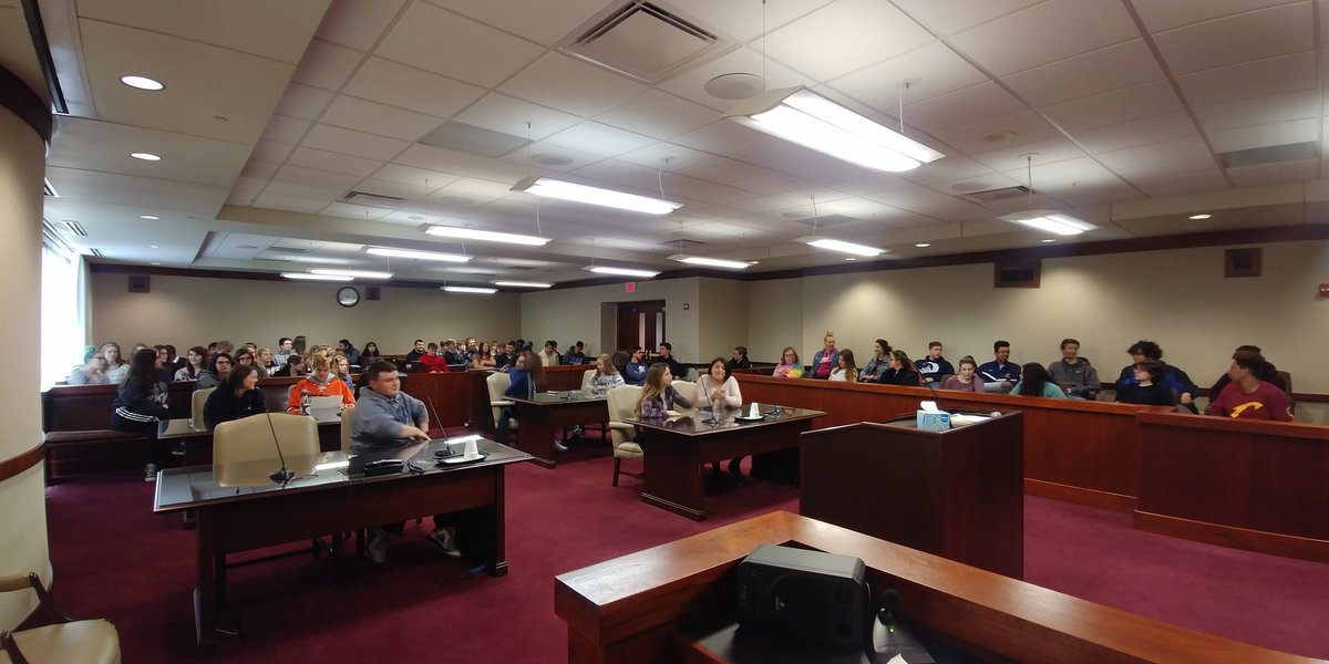 A day in court! Having fun with Palmer and Silverman's Govt classes!