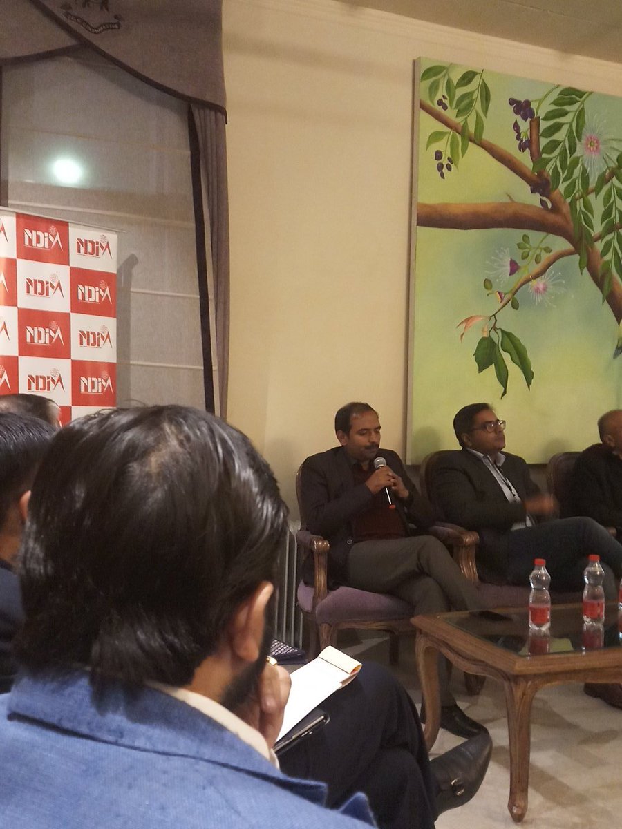 NDIMCampus's tweet photo. "Filling the industry academia gap is critical", says Dhananjay Singh @dhananjaymoti DG, @NHRDN #Industryinterface #academia https://t.co/PfecMmpJXd