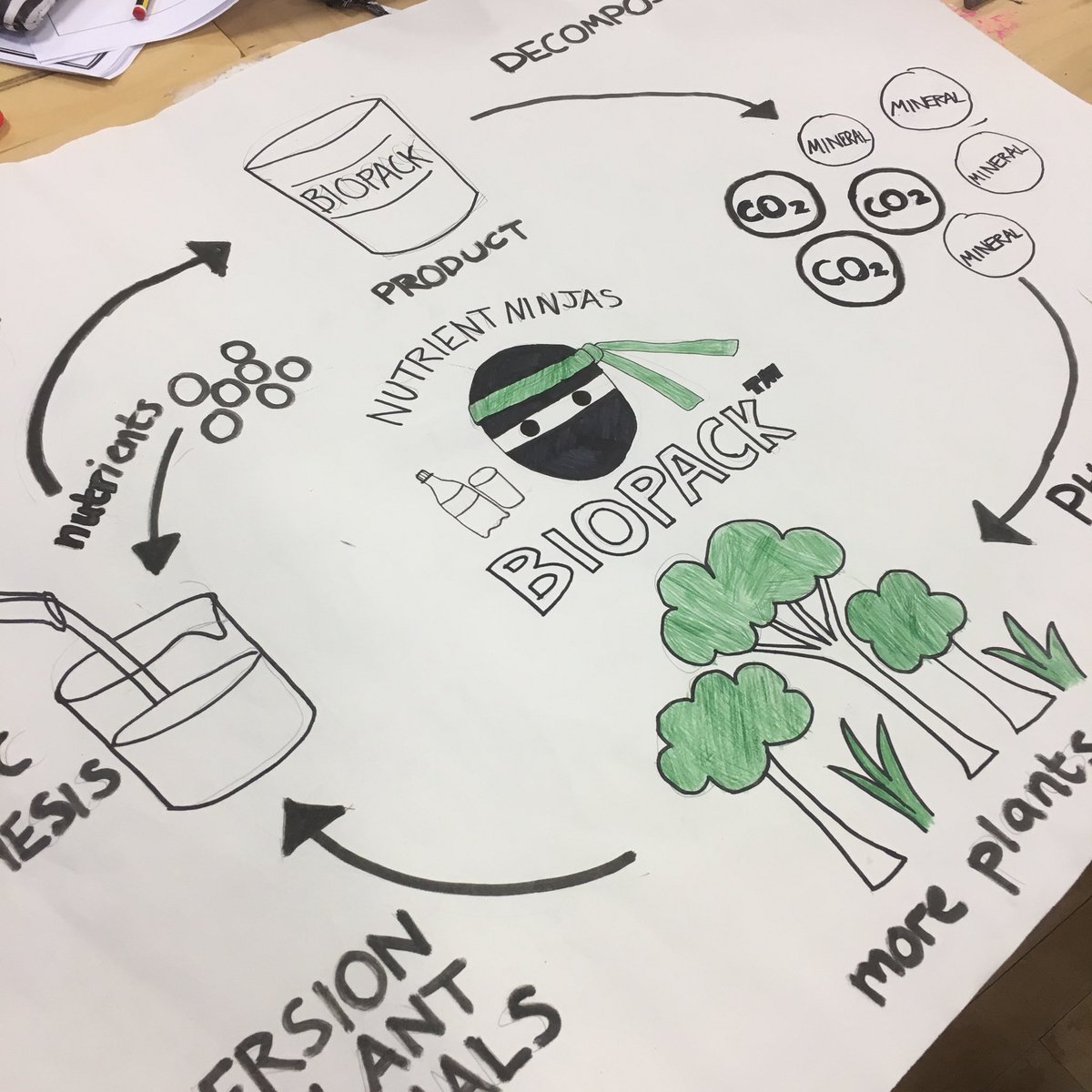 c4eewales's tweet photo. These are the Nutrient Ninja’s ! The all girls team is getting ready to pitch their business idea to our judges Dragons Den style @StClares_School #edchat #enterprise https://t.co/lwaphNPh5F