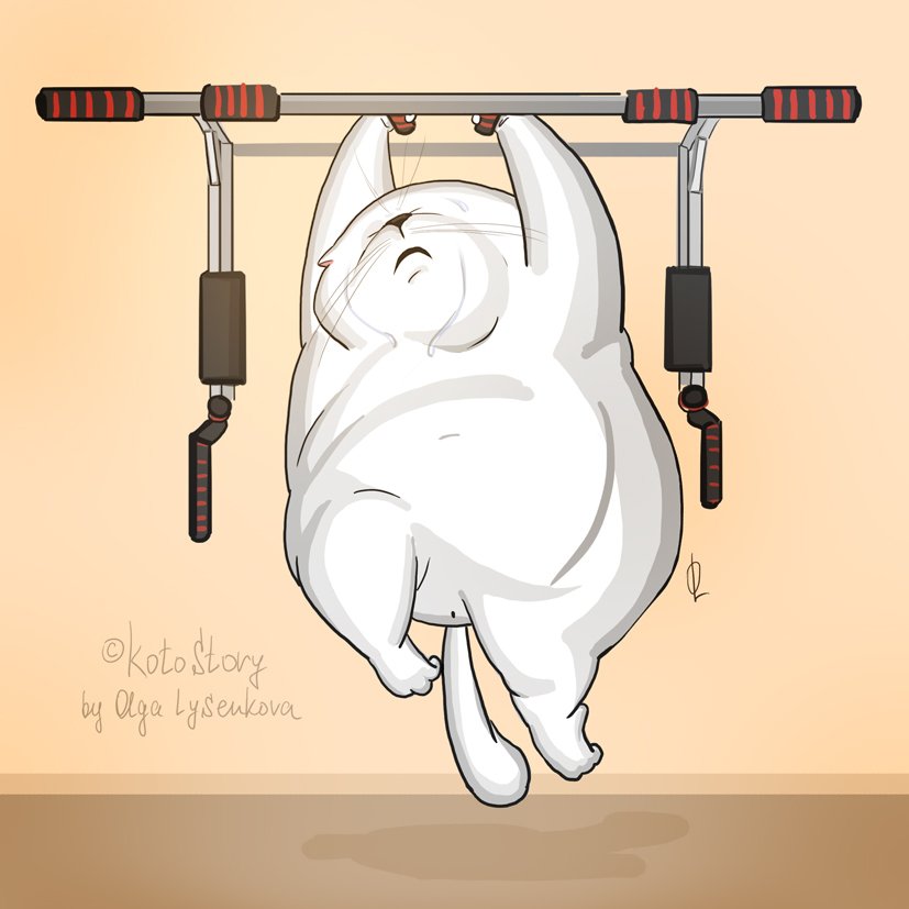 KotoStory's tweet photo. #kotostory #cat #cats #art #draw #drawing #sport #sportsman #athlete #sportislife #gym #fat #fitness #котостори #кот #коты #арт #спорт #спортсмен #тренировка #спортзал #турник #подтягивание #фигура #здоровье #худеемклету #тренер #фитнес #комикс #comics https://t.co/w7zGJaRxEK