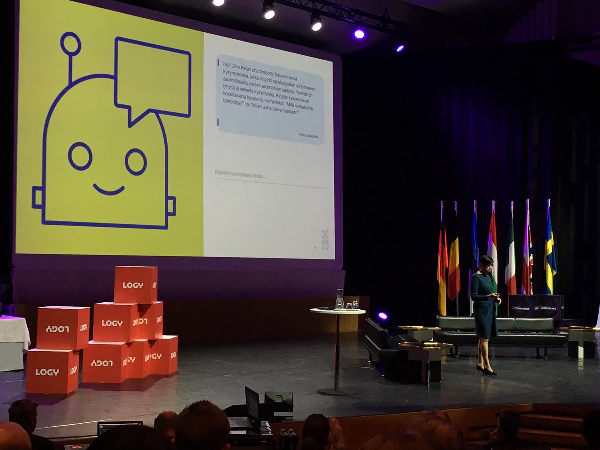 VilleMakinen's tweet photo. Hyvä esitys #keinoäly'n mahdollisuuksista @AntilaMirva @LOGYry #LOGYConference2018 https://t.co/2LJ197zoTc