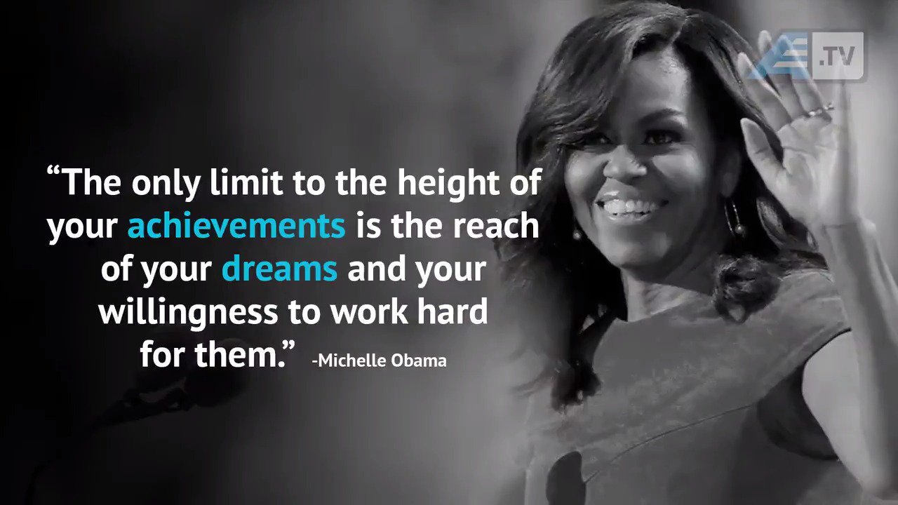 America East The Only Limit To The Height Of Your Achievements Is The Reach Of Your Dreams And Your Willingness To Work Hard For Them Michelle Obama Americaeast Celebrates Blackhistorymonth