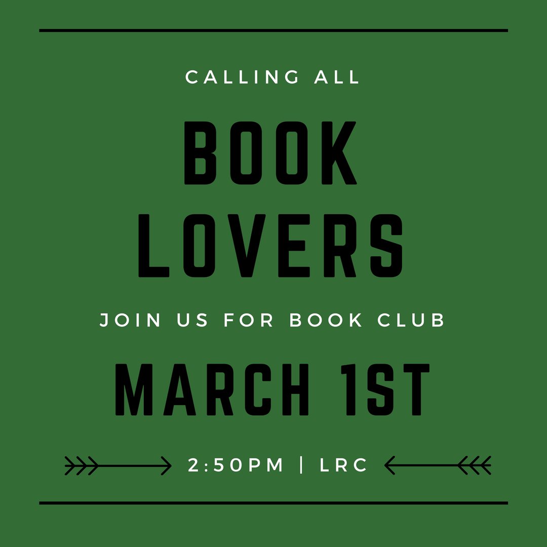 Bookclub will be reading Still Life with Tornado for our next meeting. Sign up in the LRC if you're interested! #ramsreads #gchsbookclub