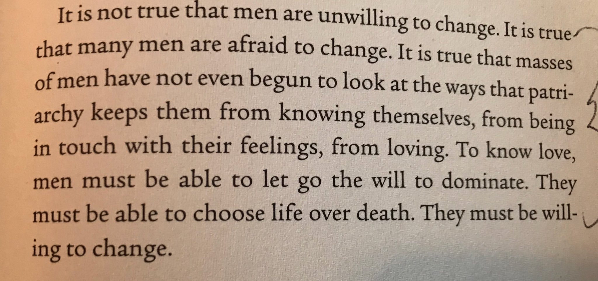 Jeremy B. Jones is at Bluesky on X: &ldquo;This, from bell hooks' THE 