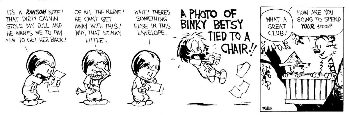 Calvin and Hobbes but with Crypto Punchlines (@cryptocalvinist) on Twitter photo 