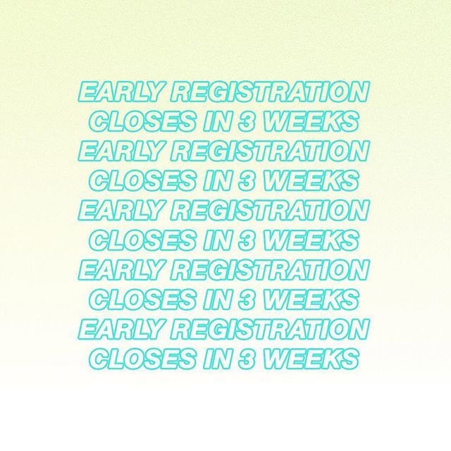 ONLY 3 WEEKS LEFT! Prices will go up once regular registration kicks in so register soon and save big💰💵<a href="/tag/riskitall2018"class="tags"><span>#riskitall2018</span></a>