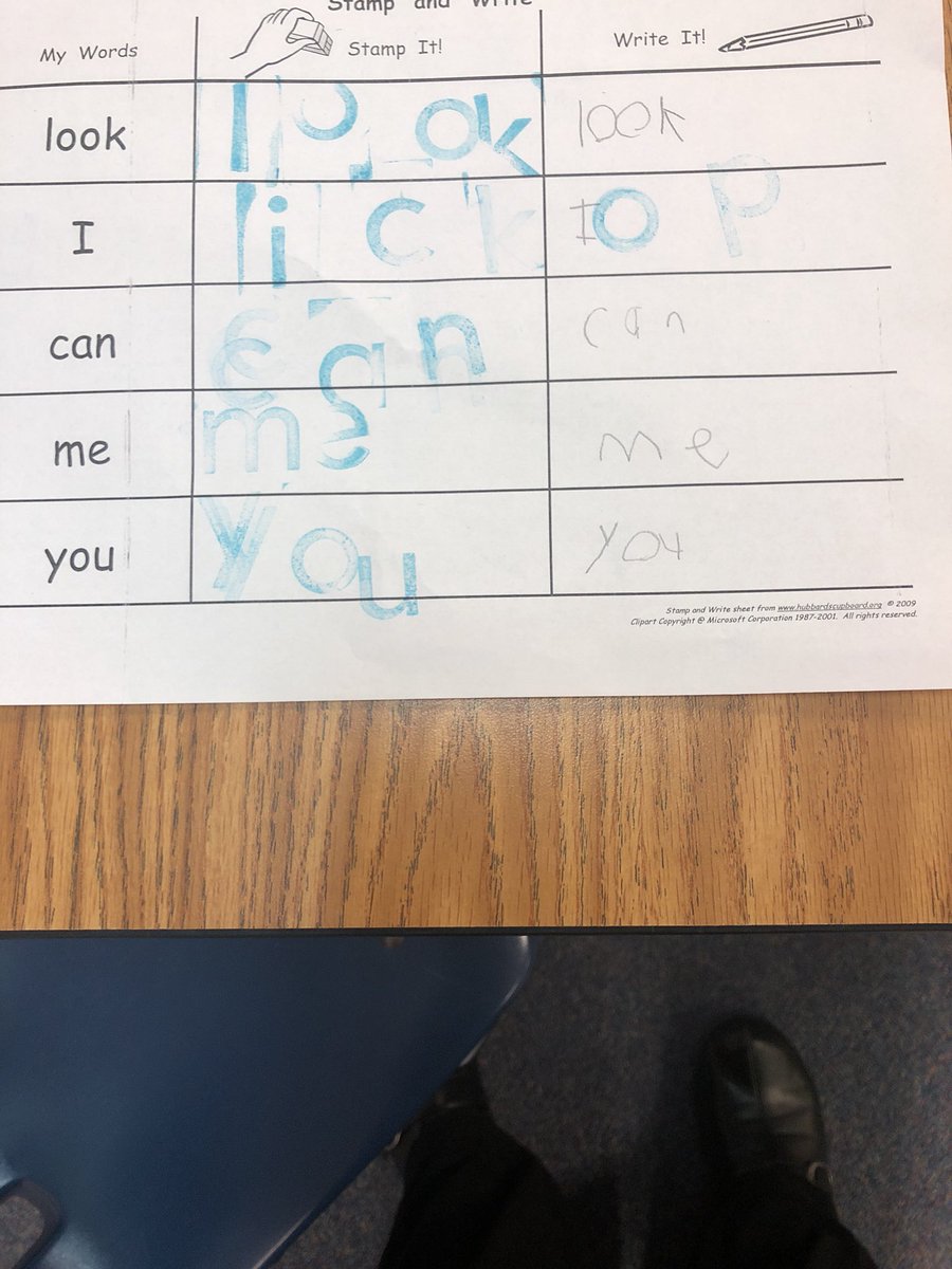 Word work!#bearshine