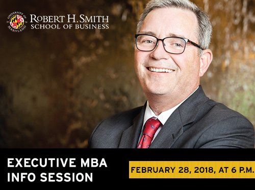 SmithEMBA's tweet image. We're holding an EMBA information session on Feb. 28. If you know anyone who might be interested, they can sign up here: ow.ly/v7qg30ihv2w