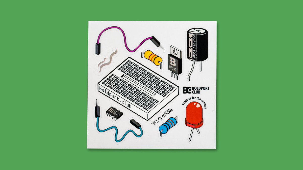 Cut-off for getting 'Whiteboard', including the StickerCAD sheet is tonight! #BoldportClub