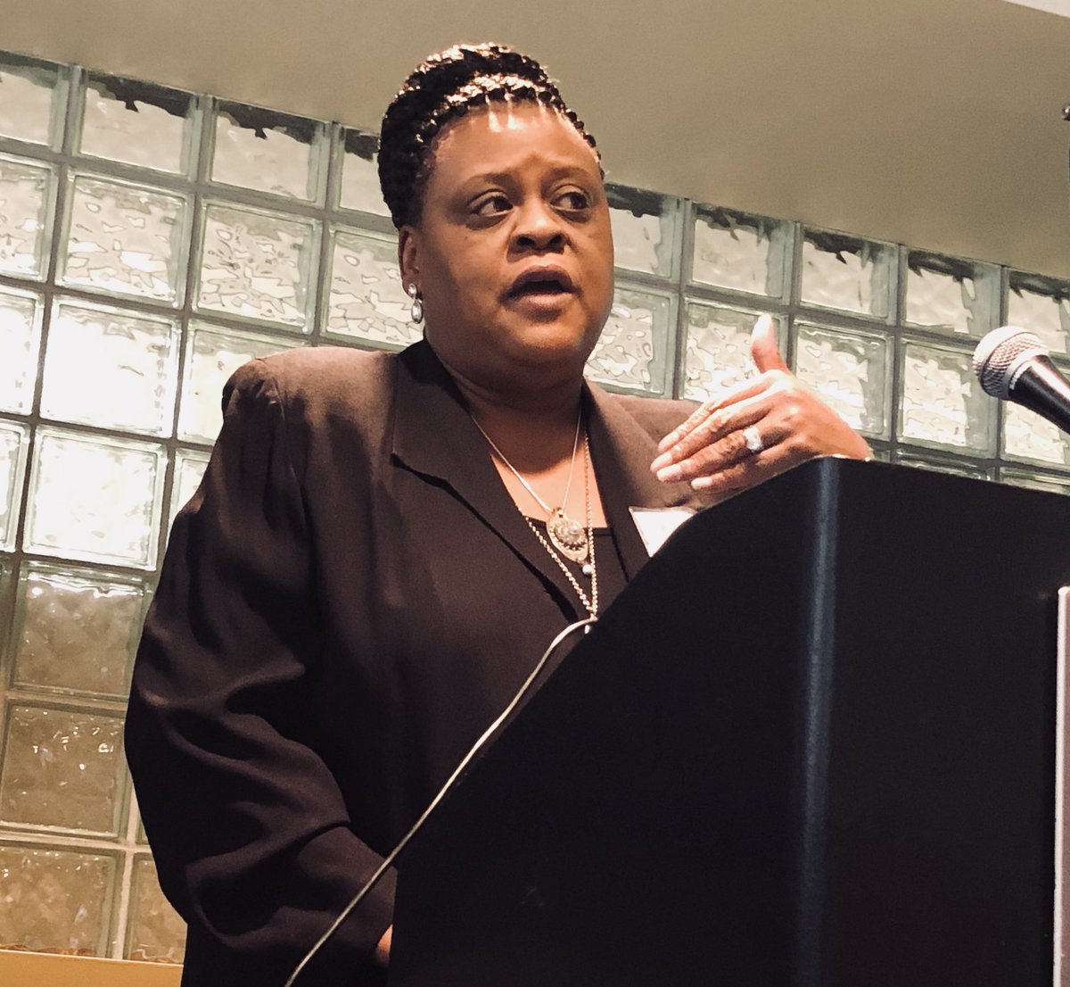 CCEL_at_MSU's tweet image. MSU’s Dr. Sonya Gunnings-Moton speaking now about the MSU-Detroit Impact Team @ #TRUCENMSU #CampusCompact