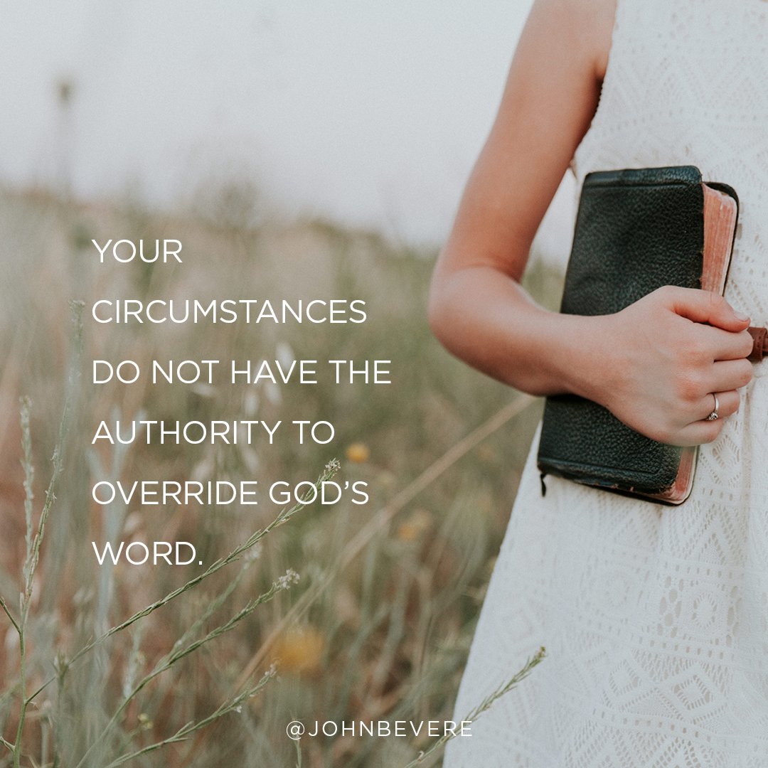JohnBevere's tweet photo. Don't interpret God's Word through the lens of your experience. Interpret your experience through the lens of God's Word. #DrivenByEternity https://t.co/ytv5HMgIgV