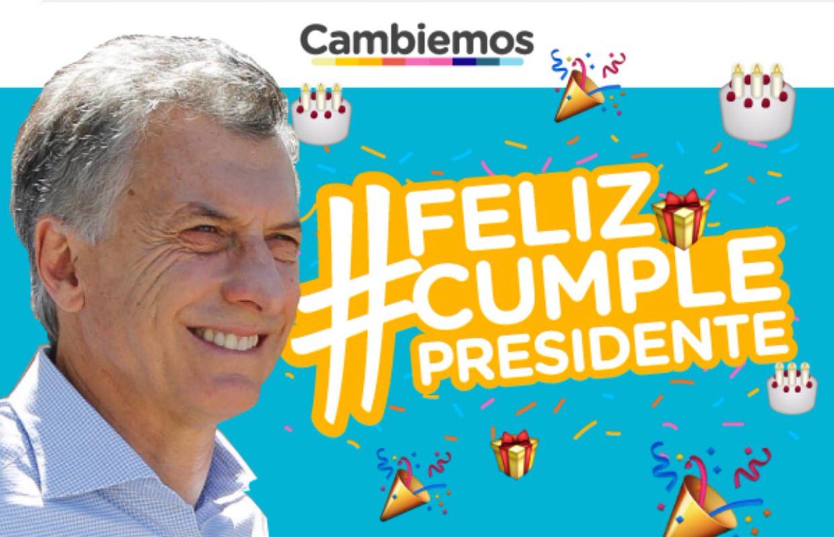 AdrianPMurchio's tweet photo. #FelizCumplePresidente https://t.co/nw8jiEzJvL