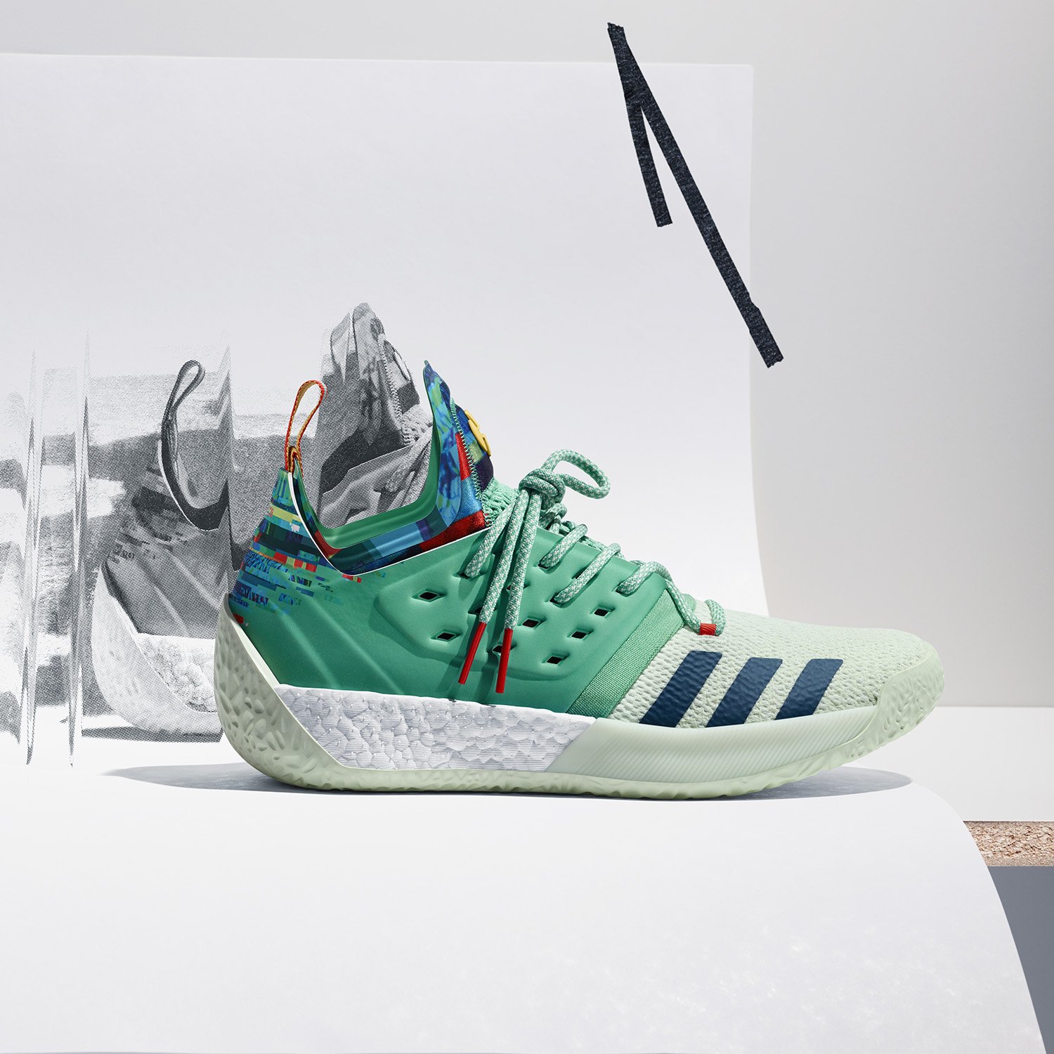 Aaron Dodson on X Adidas debuts the Harden Vol. 2 in three colorways Vision teal California Dreamin salmon and Ignite burgundy all available from Feb. 15 16 for 140 a pair