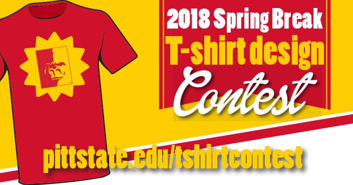 DEADLINE: Today's the day to have your Spring Break t-shirt design submitted by 1:00 p.m.! Details: bit.ly/2BL6Yjl 
#OAGAAG
#BeAGorilla