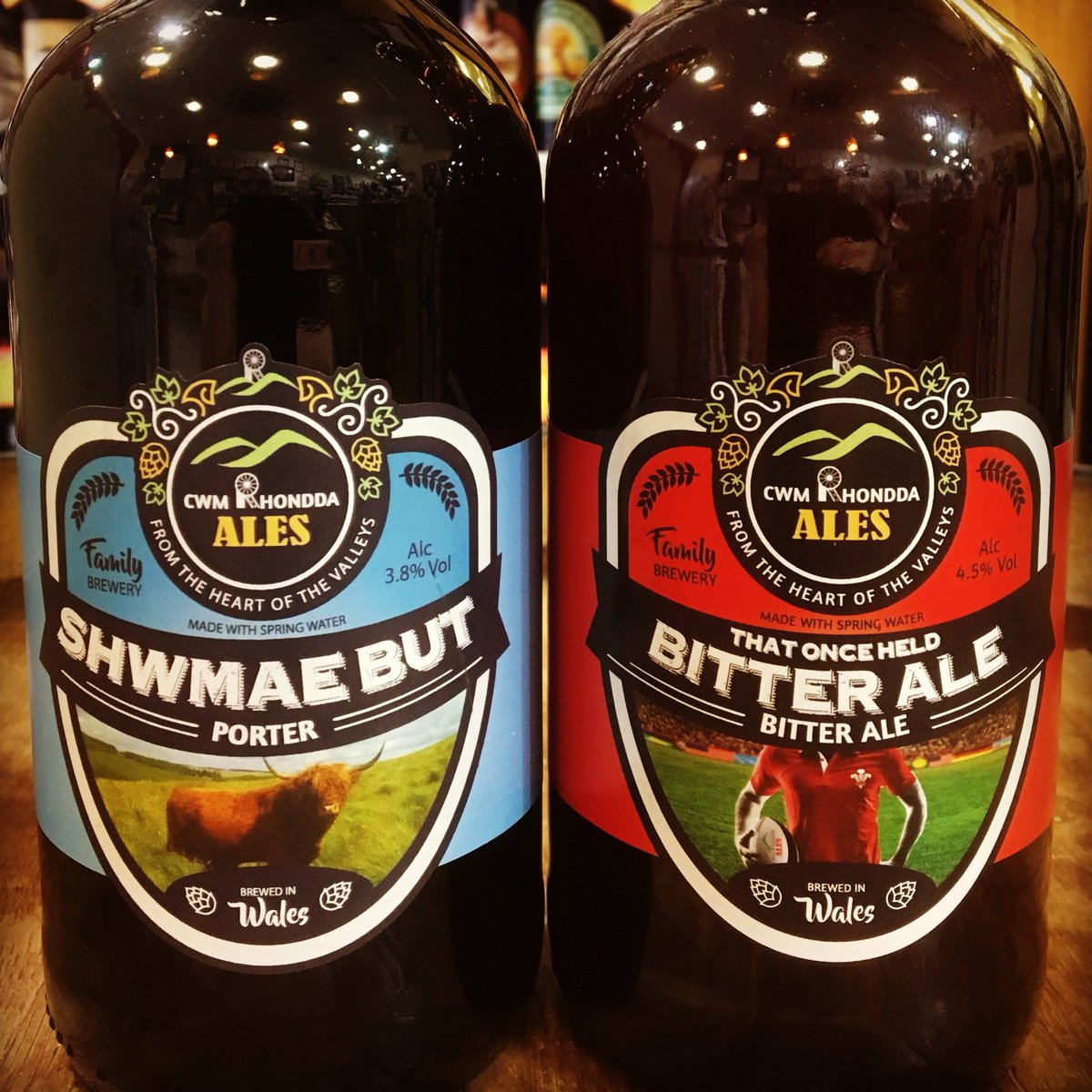 Great Welsh Ales to help celebrate this Saturday #welsh #welshales #10%OFFduring6nations <a href="/CwmAles/">Cwm Rhondda Ales Ltd</a>