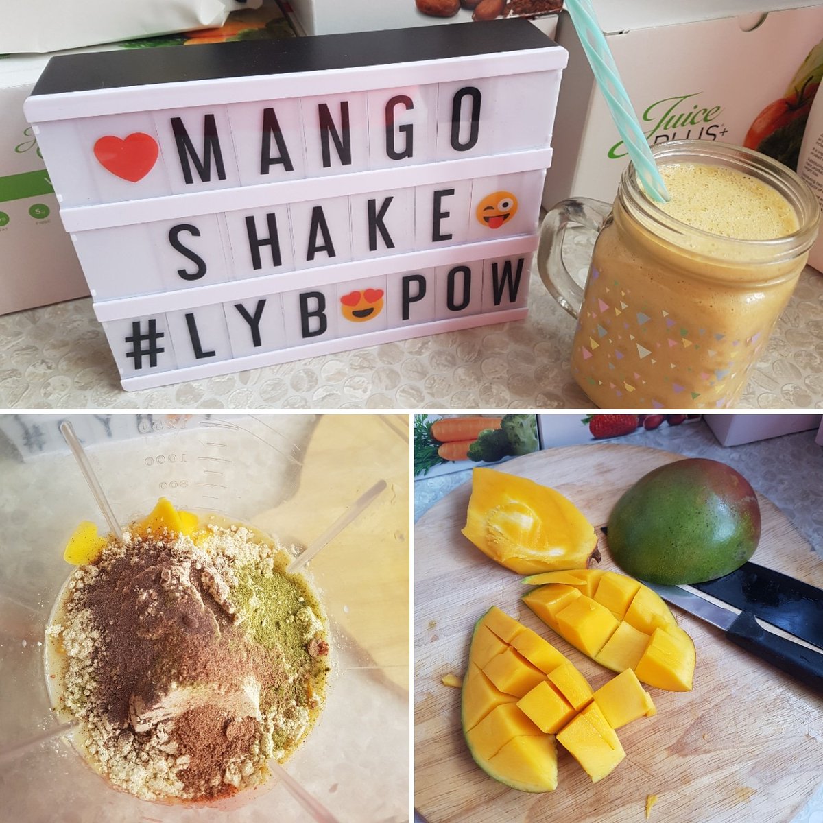 Charlarooz's tweet photo. ๐ฝ Eat good ๐ Feel good ๐ Do good
๐Cutting that mango was a bit of a faff ๐ soo worth it tho. My shake was delish ๐
๐๐ฅ Popped in my premiums too to make sure I'm getting all the goodies my body needs to feel amazing
#lyb #pow #weightloss #plantbased #springslimdown https://t.co/kINu8kE2uq