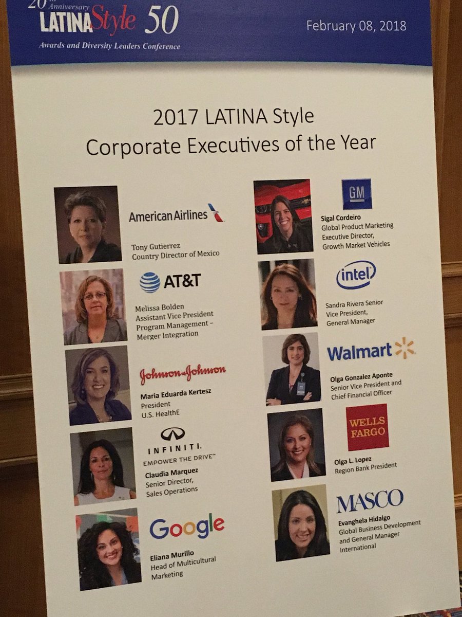 EVM4ALL's tweet photo. And there’s Melissa Bolden, AVP - AT&T Merger Integration, being recognized as a Top 10 Latina Corporate Executive for 2017! And moderating the Celebrating Achievement panel discussion. So proud of her! #ATTDiversity #LifeAtAtt #LS502018 https://t.co/PbHI5mrJ7J